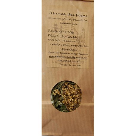 Rhume Des Foins Infusion Naturel 30g Tisane Fleurs De Sureau Ortie