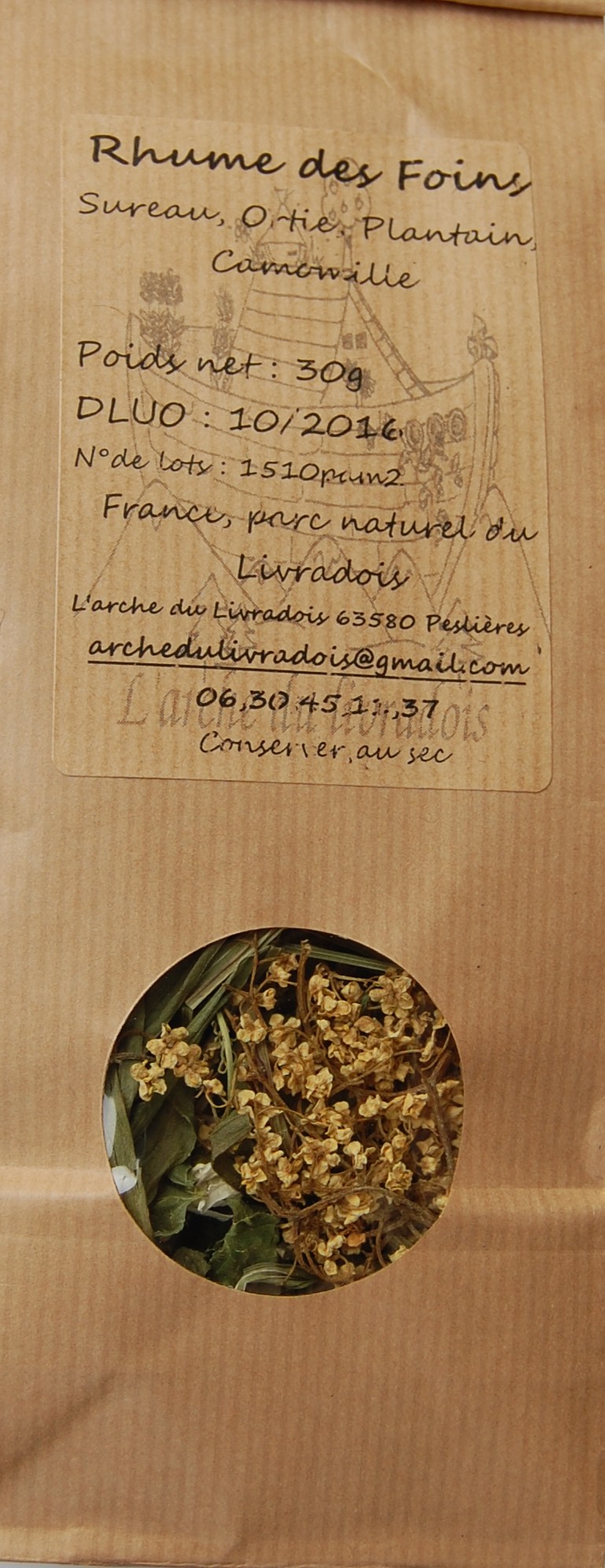 Rhume Des Foins Infusion Naturel 30g Tisane Fleurs De Sureau Ortie